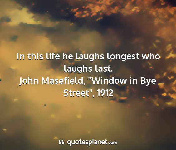 John masefield, 