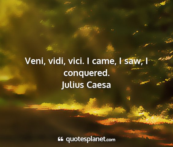 Veni Vidi Vici (I came, I saw, I conquered)” – The Dakota Planet