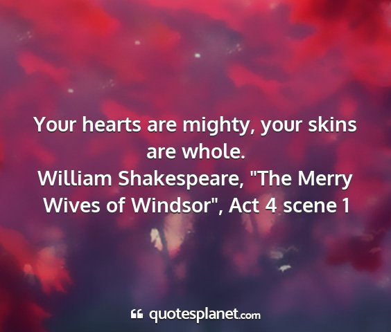 William shakespeare, 